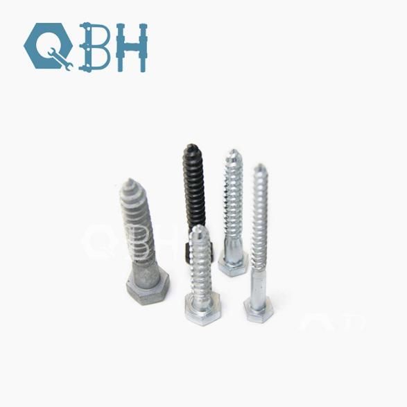 DIN 571 Carbon Steel Hex Head Wood Screw